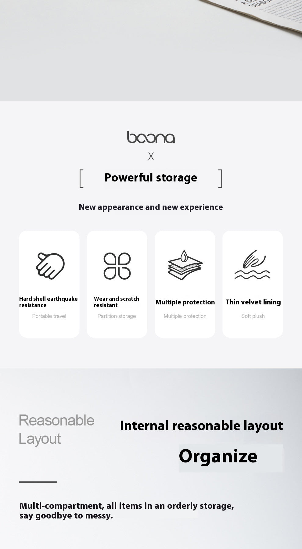 Leather Black Camera Case