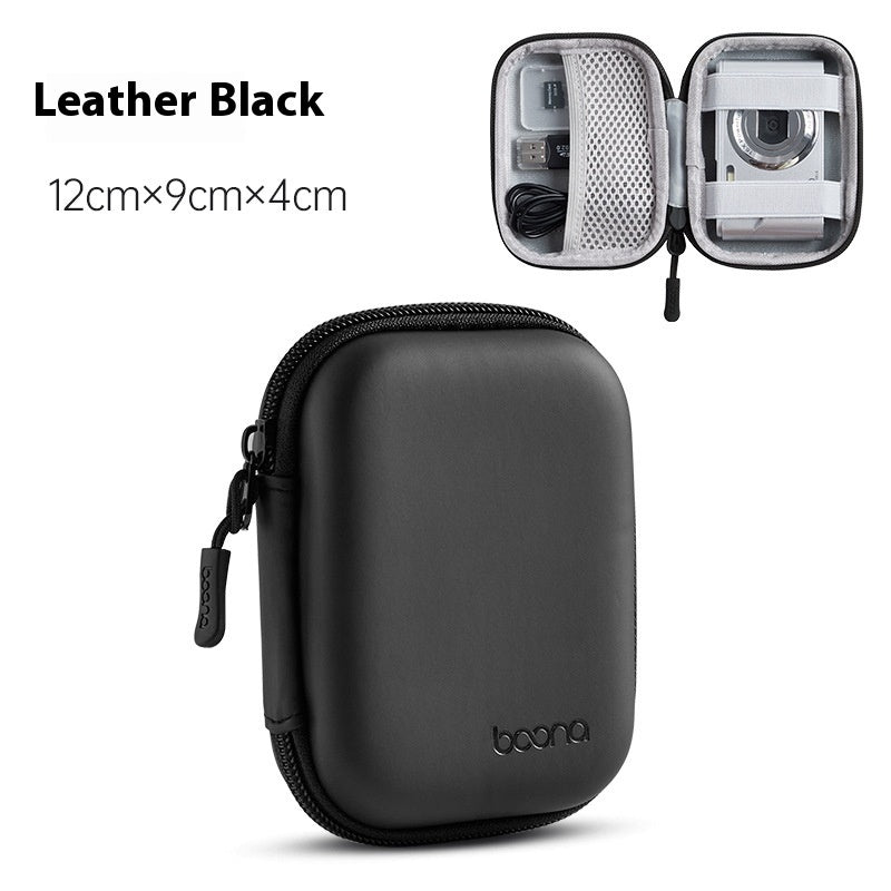 Leather Black Camera Case