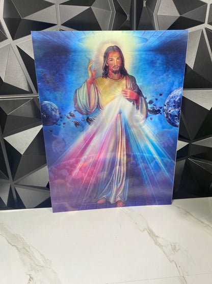 Jesus Christ 3D Lenticular Poster