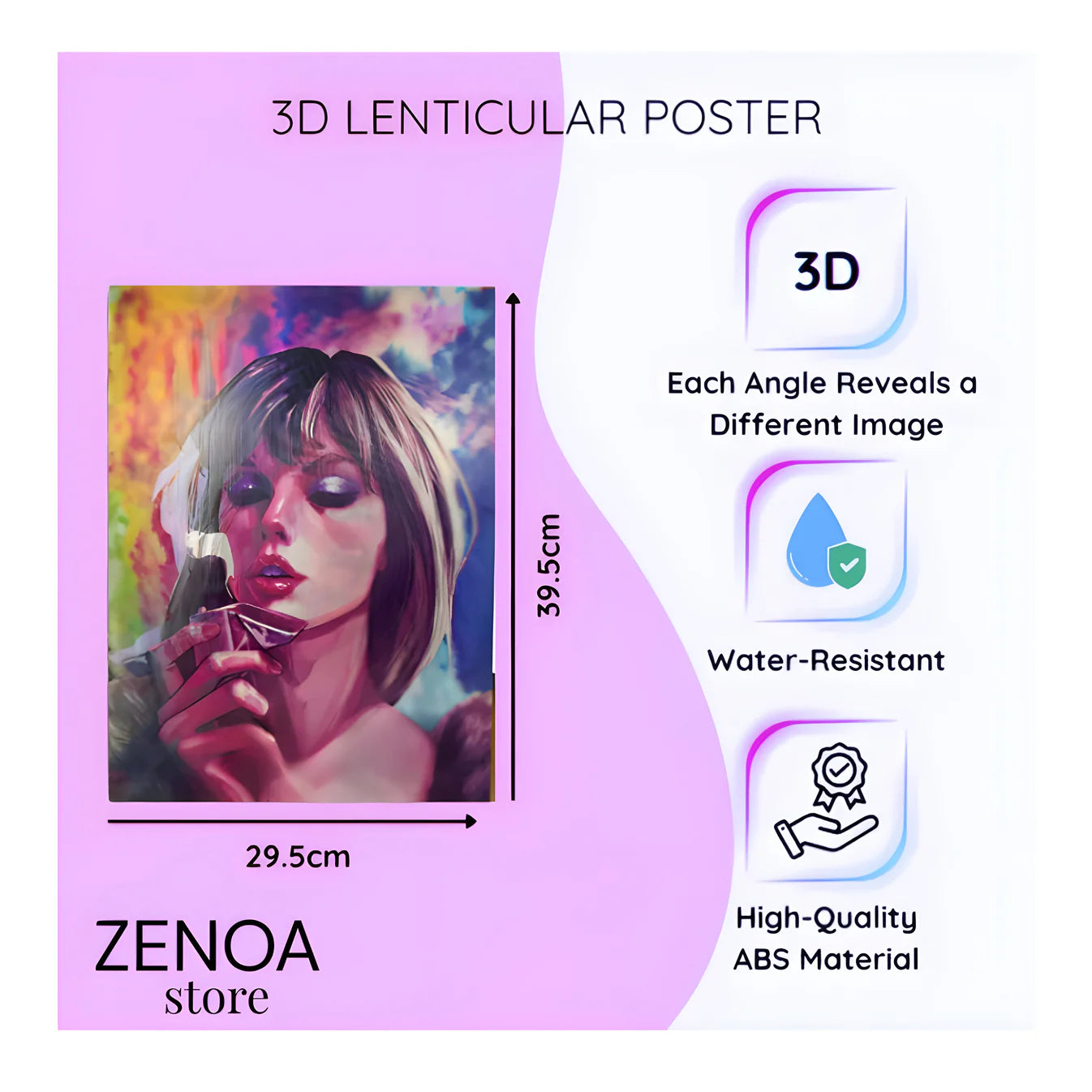 Taylor Swift 3D Lenticular Poster